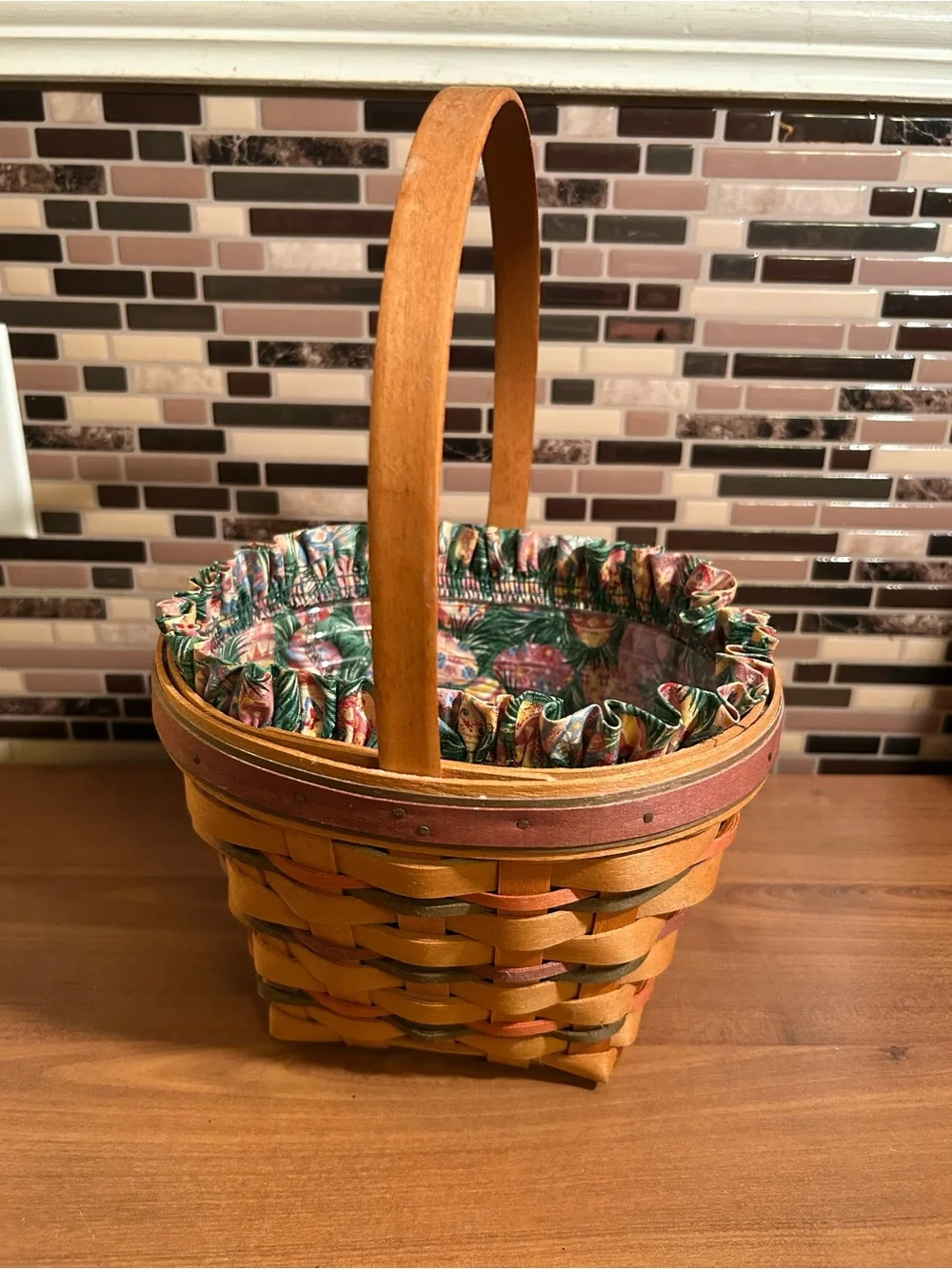 Vintage Longaberger Easter Basket with Liner